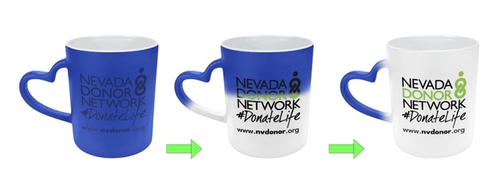 Nevada Donor Network Color Changing Mug image