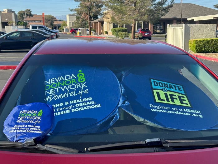 Nevada Donor Network Car Shades image